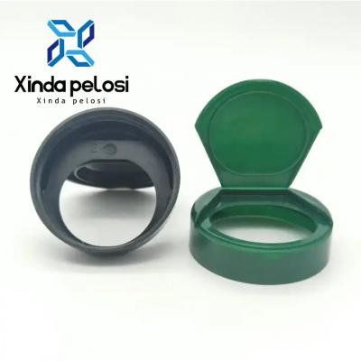 China Plastic Flip Top Caps Manufacturer Pressed Compact Beauty Plastic Setting Powder Case for sale