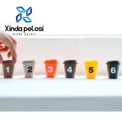 Chine Set de capsules de café Dolce rechargeable, pinceau à cuillère et gobelets de café doux de qualité alimentaire en PP à vendre