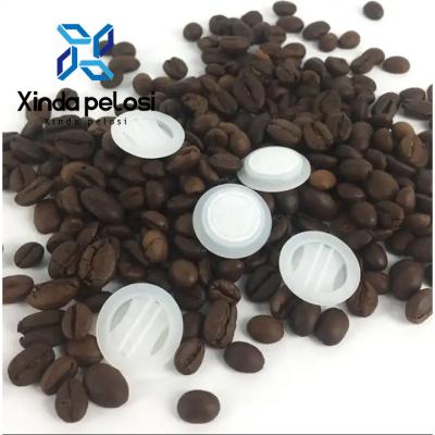China Recyclable One Way Degassing Valve Coffee Bags For Air Exhaust Coffee Bean Packaging for sale