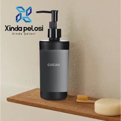 China Stainless Steel Hotel Shower Foam Soap Bottles Manual Foaming Hand Wash Dispenser For Bathroom for sale