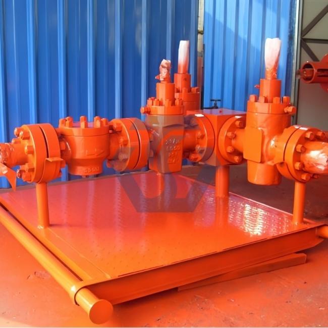 API 16C High Pressure Oil Well Drilling Choke Manifold And Kill Manifold For Oilfield