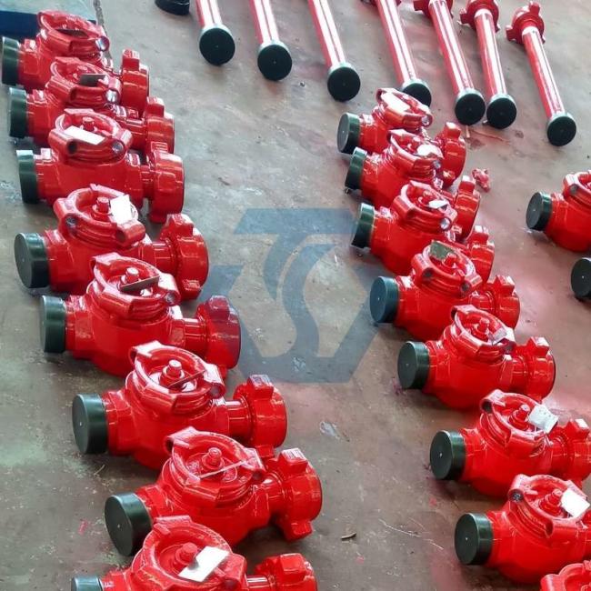 Alloy Steel Oil Field Well Drilling Equipment High Pressure 1" 2" 3" Male Female Half Union Ends Plug Valve Assembly