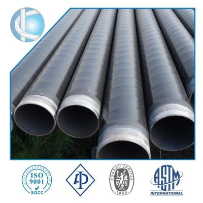 China 3PE Coating Anti-Corrosion Spiral/ERW/SSAW Mild Steel Pipe for sale