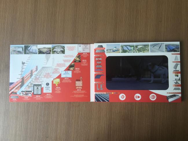 LCD Video Brochure product example
