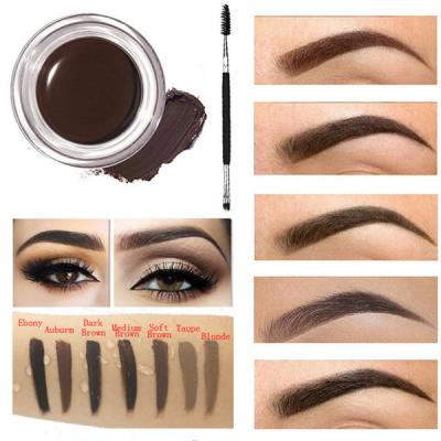 China Beautiful Waterproof Eyebrow Pomade For Party Make Up Logo Custom for sale