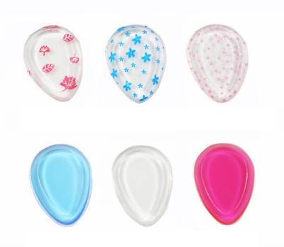 China Colorful Beauty Makeup Accessories Silicone Sponge Makeup Applicator Easy To Clean for sale