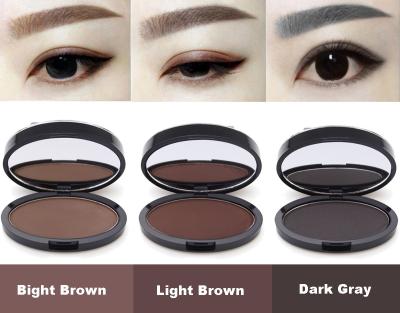 China Natural Shape Brow Stamp Powder Portable Grey Brown Color 3 Years Guarantee for sale