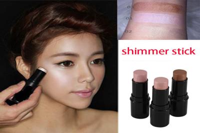 China Illuminator Face Makeup Highlighter Stick Beauty Product Three Colors For Private Label for sale