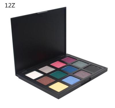 China Portable Women Eye Makeup Cosmetics Glitter Pigment Eyeshadow 12 Colors for sale
