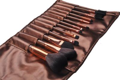 China Private Label Synthetic Basic Makeup Brush Set / Soft Makeup Brushes For Travel for sale