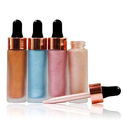 China High Pigment Face Makeup Highlighter / Highlight Makeup Products 15ML Liquid Type for sale