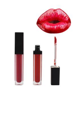 Chine Couleurs organiques du tube 12 de rouge à lèvres liquide mat imperméable cosmétique romantique de beauté à vendre