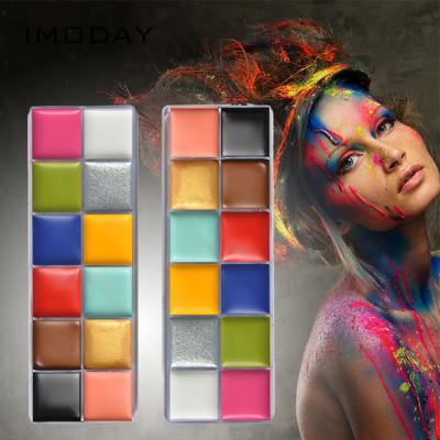 China Water Based Beauty Makeup Accessories Non Toxic Body Art Party Makeup Face Paint for sale