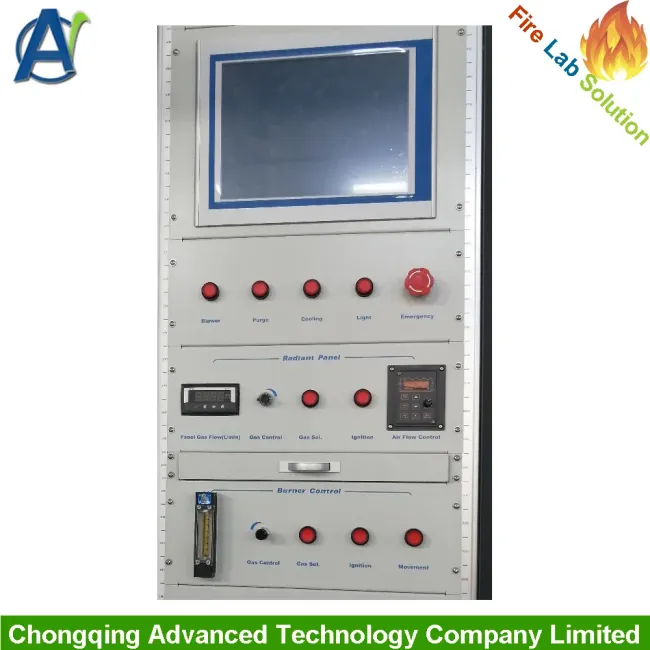 En ISO 9239-1 Floor Radiant Panel Testing Equipment for Floor Materials