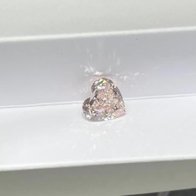 Chine Diamants Diamond Heart Shape développé par laboratoire rose synthétique 1.78ct de ZKZ à vendre
