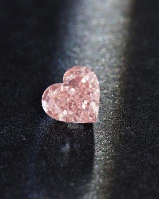 China Fancy Light Pink CVD Lab Grown Synthetic Pink Diamond Heart Shape 2.69ct for sale