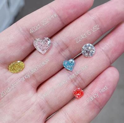 中国 IGI Certified cvd synthetic diamonds cvd tool jewelry design lab made diamonds earing necklace 販売のため