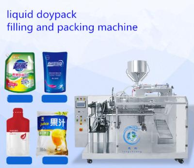 China Salad Sauce Stand Up Pouch Packaging Machine Steak Sauce Packaging Machine Milk Zipper Bag Packaging Machine for sale