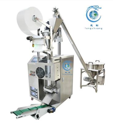 China 0.5g VFFS Aguilar desecante de relleno de especias en polvo máquina de embalaje de sellado ultrasónico / pantalla táctil / control PLC / alimentador de tornillo en venta