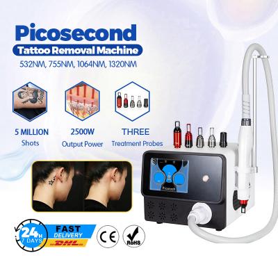 China Máquina de remoção de pigmentação a laser de picossegundos de 4 ondas para tatuagens de todas as cores à venda
