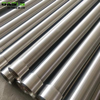 China High Strength Water Well Screen Pipe , 219mm Cylindrical Wedge Wire Screens for sale