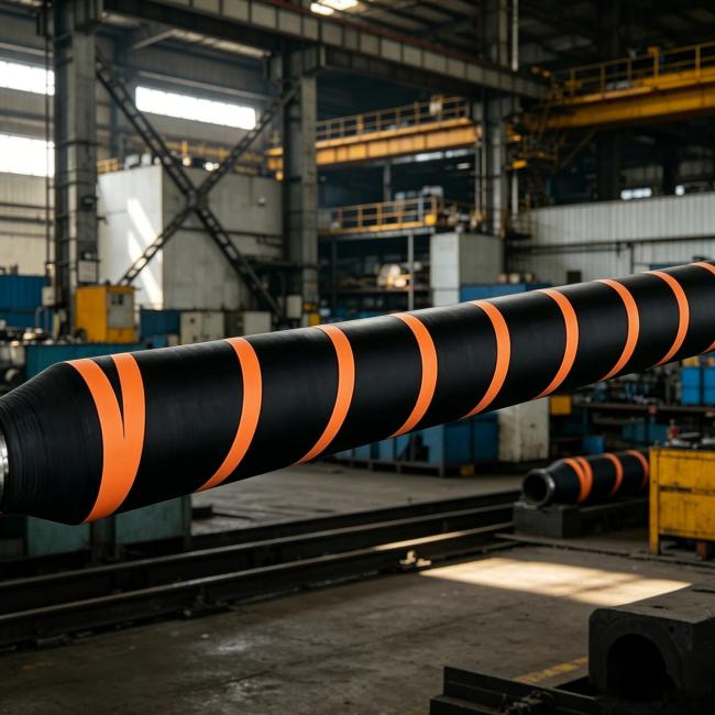 Close-up view of STS Hose construction