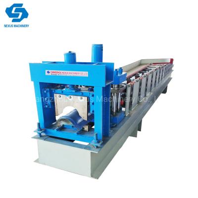 China                  High Speed Prepainted Steel Roof Tile Ridge Cap Roll Forming Machine              for sale