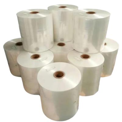 China Single Wound Polyethylene PE Shrink Film 25μM Thickness For Drink Packaging for sale