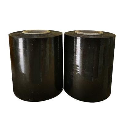 China Black LDPE Pallet Stretch Film Low Density Polyethylene Film Roll for sale
