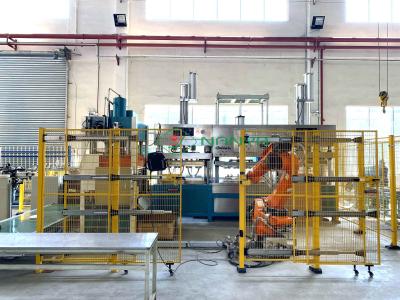 中国 繊維の成形機のパルプの版のMakine機械機械を作る生物分解性テーブルウェア機械パルプの食事箱 販売のため