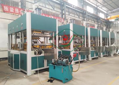 China Máquina moldeada amistosa de la pulpa de Eco/línea de embalaje industrial completamente automática en venta