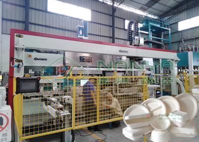 China Semi Automatic Paper Pulp Molding Machine Biodegradable Disposable Paper/ Paper Pulp Plate Making Machine for sale