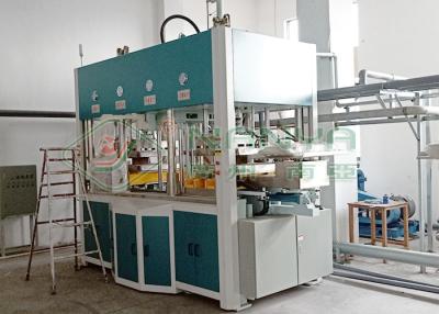 China Biodegradable Wet Pressing Molded Pulp Machine For Wine Insert Inner Package for sale