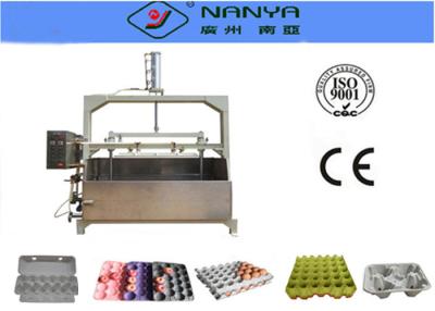 China Semiautomatic Recycled Waste Pulp Tray Machine Making Fruit / Medical Tray 800Pcs/H for sale