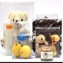 China Biodegradable Plastic Sheet Cake Gift Folding PET Plastic Packaging Box for sale