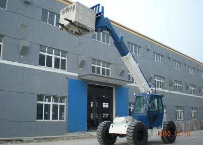 China 4 wheel Stering Diesel 5 Ton Telescopic Boom Forklift With 10M Max Lifting Height for sale
