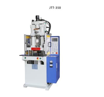 China Pequena máquina de moldagem por injecção vertical de plástico 380V para cabo de alimentação por enchufe JTT-350 à venda
