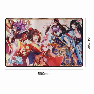 China OEM Mtg Board Game Playing Mat Fabric 2mm Full Printing Surface Handling for sale