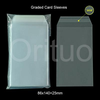 China Clear Psa Graded Card Sleeves Premium Resealable Card Slab Sleeves for sale