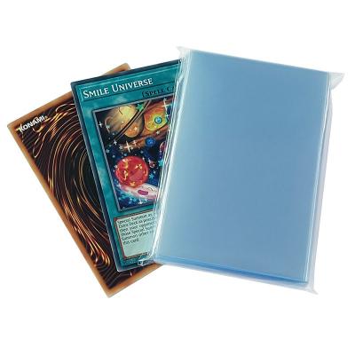 China Custom Clear Card Protection Sleeves 59x91mm American Prime Board Game Card Sleeves for sale