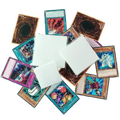 China PP Matte Clear Card Sleeves 73x73mm Square Ideal For Tournaments for sale