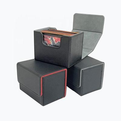 China Efficiently Store Your Entertaiment Game Cards with a PU Card deck card box for sale