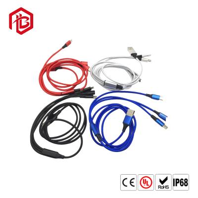 China Cable micro de nylon de carga rápido de Android USB 2,0 de alta calidad USB del cable del cargador de Bett el 1m los 2m 3M LED en venta