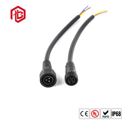 China LED Stage Lighting PVC Black White Waterproof Cable Connector for sale