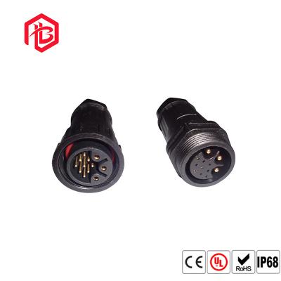 China conectores impermeáveis 3 Pin Led Connector de 24awg Ip67 M25 10A à venda