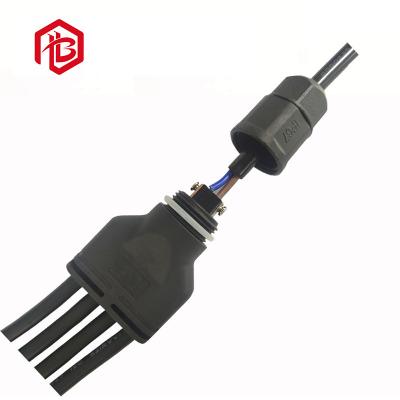 China Conector circular impermeable de nylon 3 Pin Screw Lighting Strip de Rohs en venta