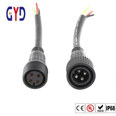 China Os dados de carregamento rápidos impermeáveis do TPE IP67 cabografam 2 3 4 5 Pin Cable à venda