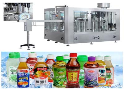 China PET Bottle Monoblock Liquid Filling Machine Easy Cleaning For Fresh Fruit Juice for sale
