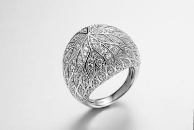 Chine anneau ovale de solitaire de la CZ de carat des bagues de fiançailles D.C.A. 1,5 du zircon 8.35g à vendre