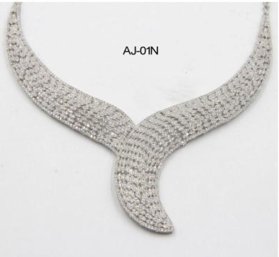China Y 925 Sterling Silver Name Necklaces Choker 21K Gold Custom for sale